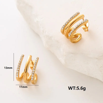 Earrings | Triple Gold