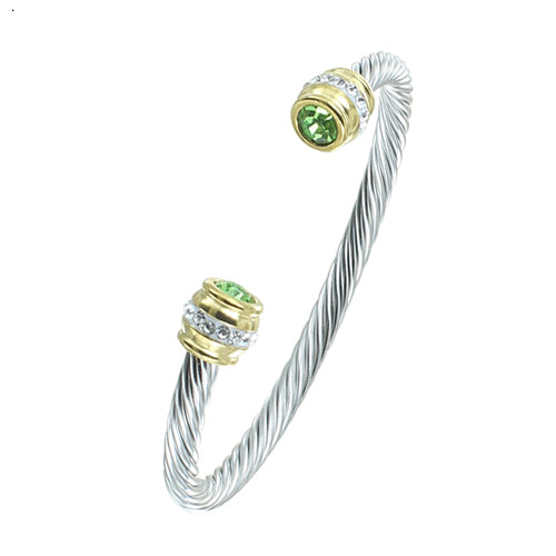 Bracelets | Emerald Bangle