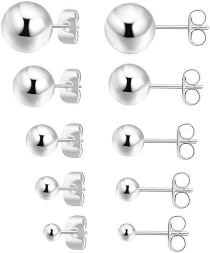 Earrings | 925 Sterling Silver Ball