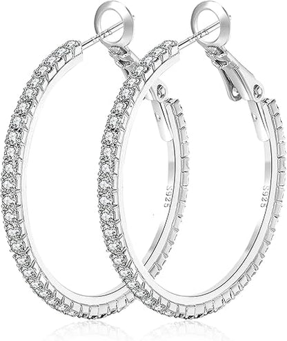 Earrings | 925 Sterling Silver Hoop