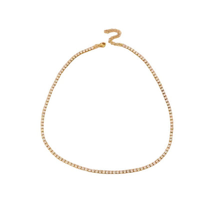 Necklace | Lady Diamond Tennis Gold