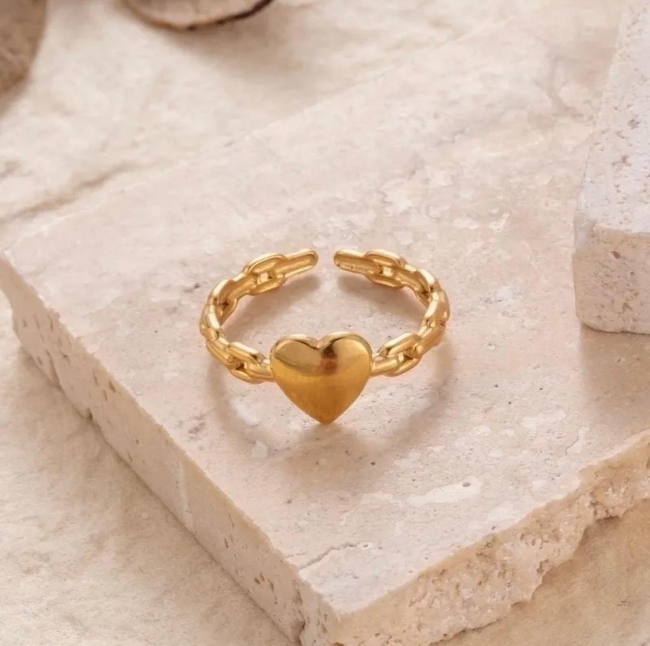 Ring | Heart Shape Adjustable