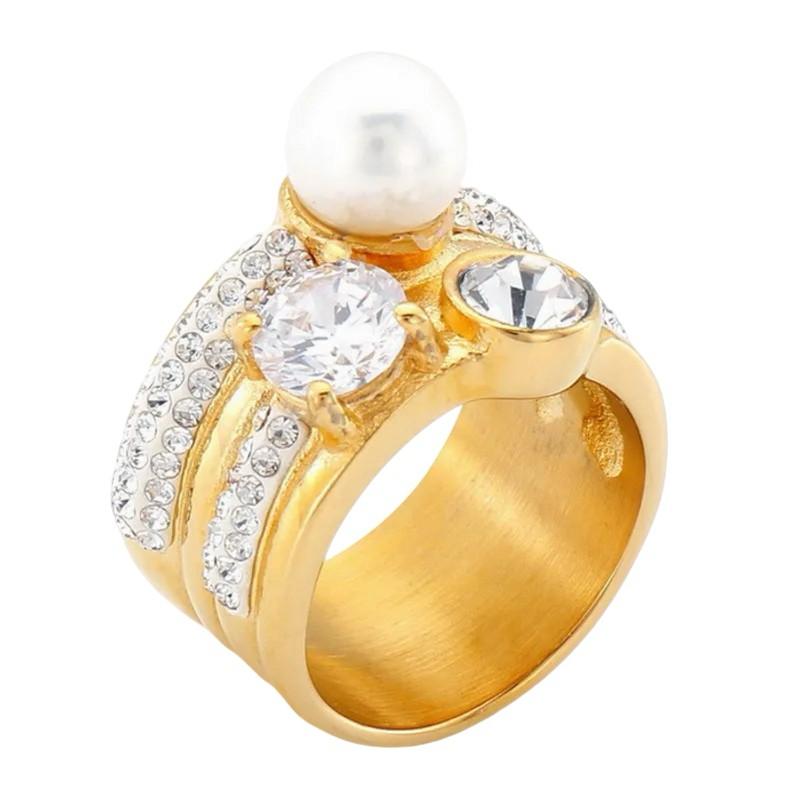 Ring | Pearl and Zirconia