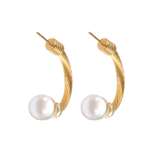 Earrings | Perla earrings trenzado