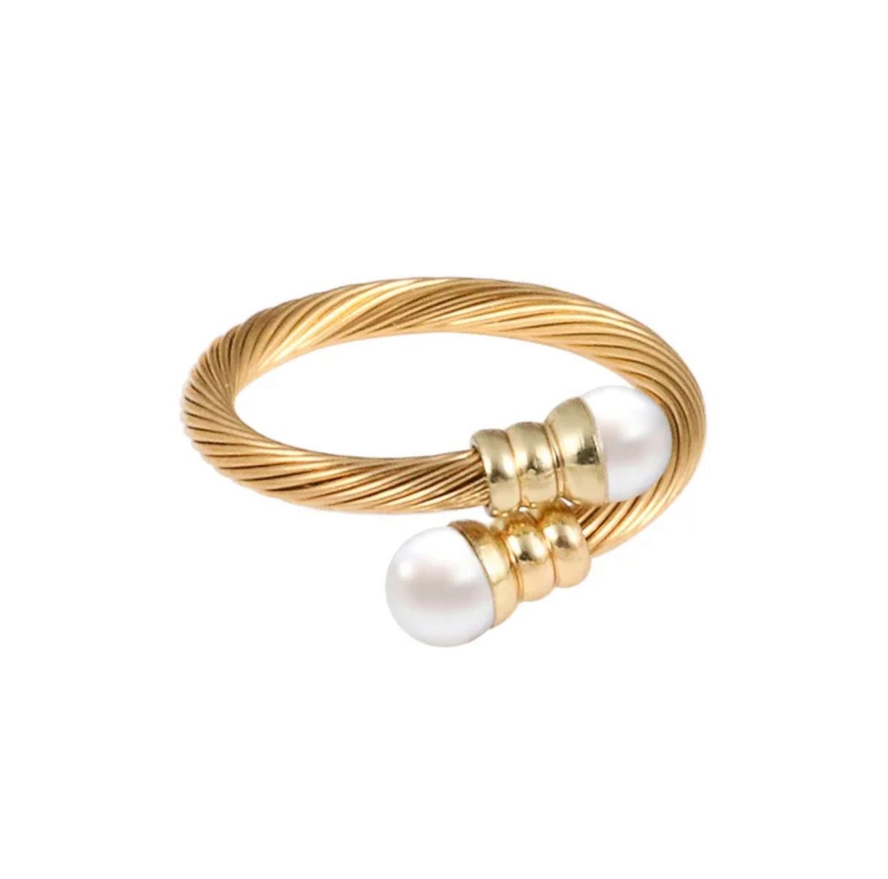 Ring | Perla Trenzado