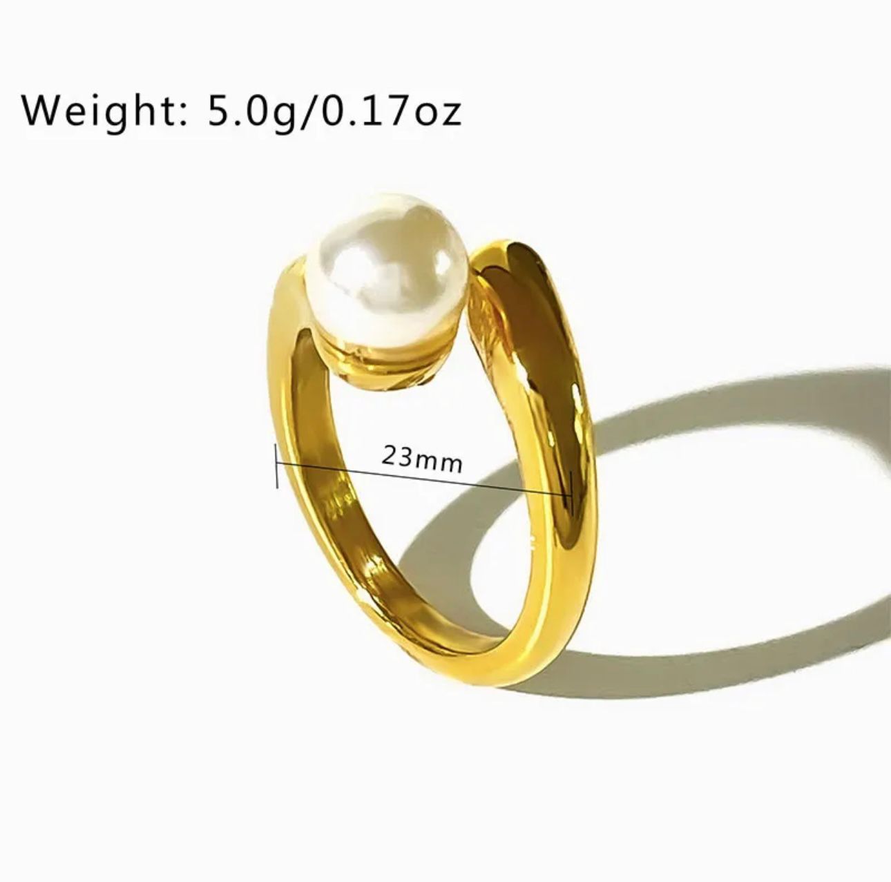 Ring | Anillo de perlas